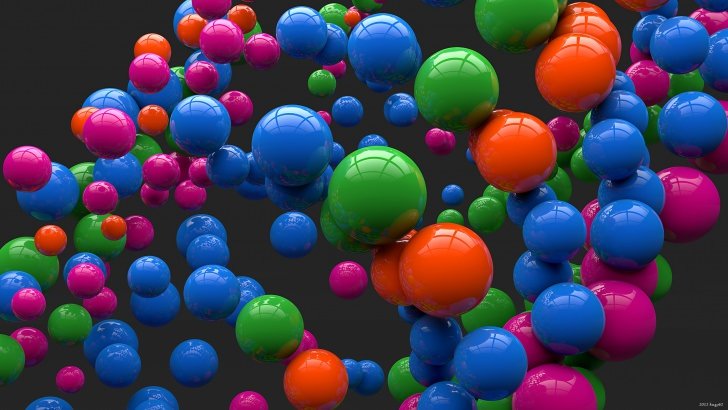 Colorful Balls Wallpaper