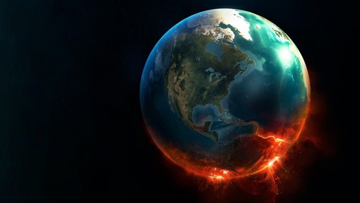 Earth Implosion Wallpaper