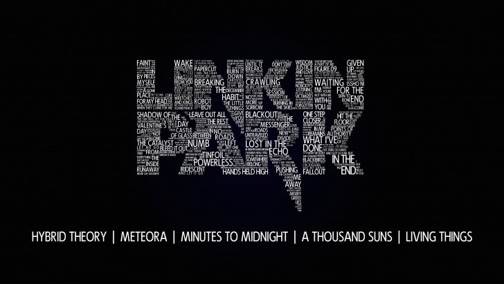 Linkin Park Typography Wallpaper