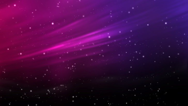 Purple Aurora Sparks Wallpaper