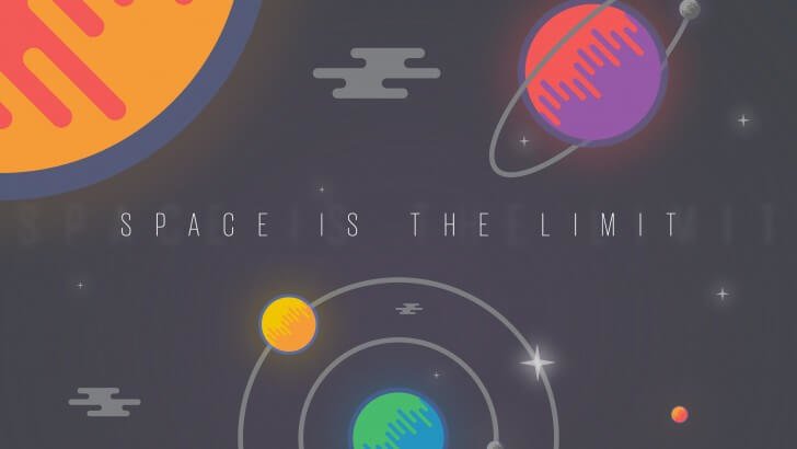 SPACE IS THE LIMIT Wallpaper