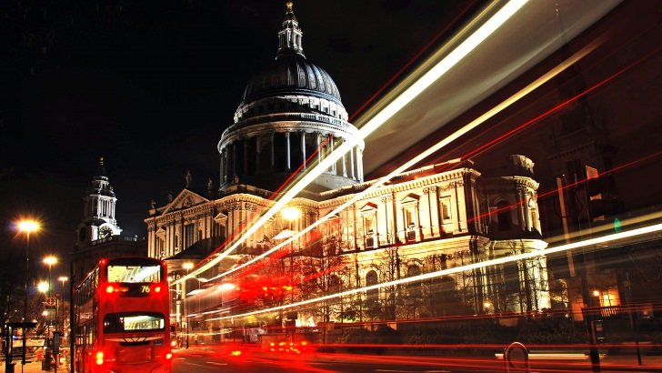 St. Paul's Cathedral at Night Wallpaper