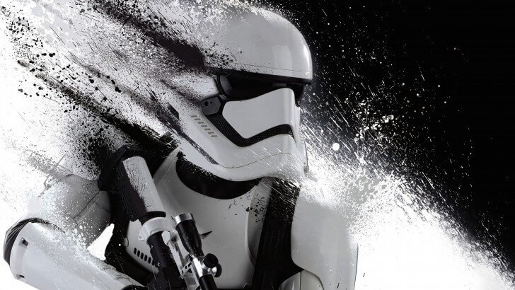Stormtrooper Splatter Wallpaper