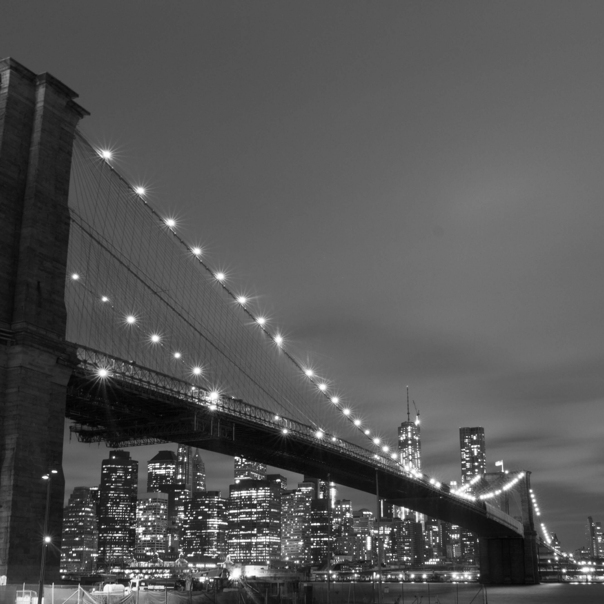 Download Brooklyn Bridge, New York City in Black & White ...