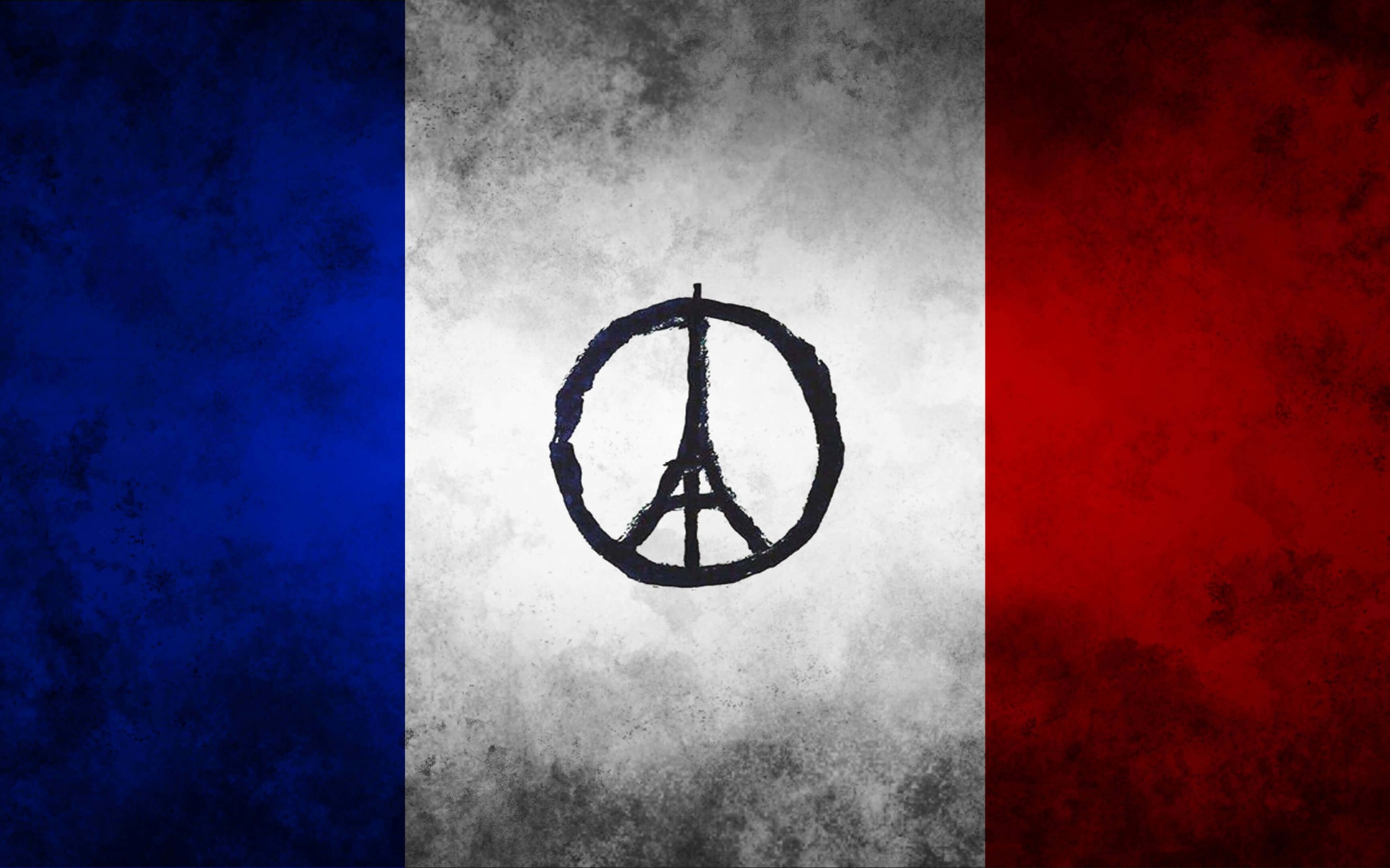 Download Pray For Paris HD wallpaper for 2880 x 1800