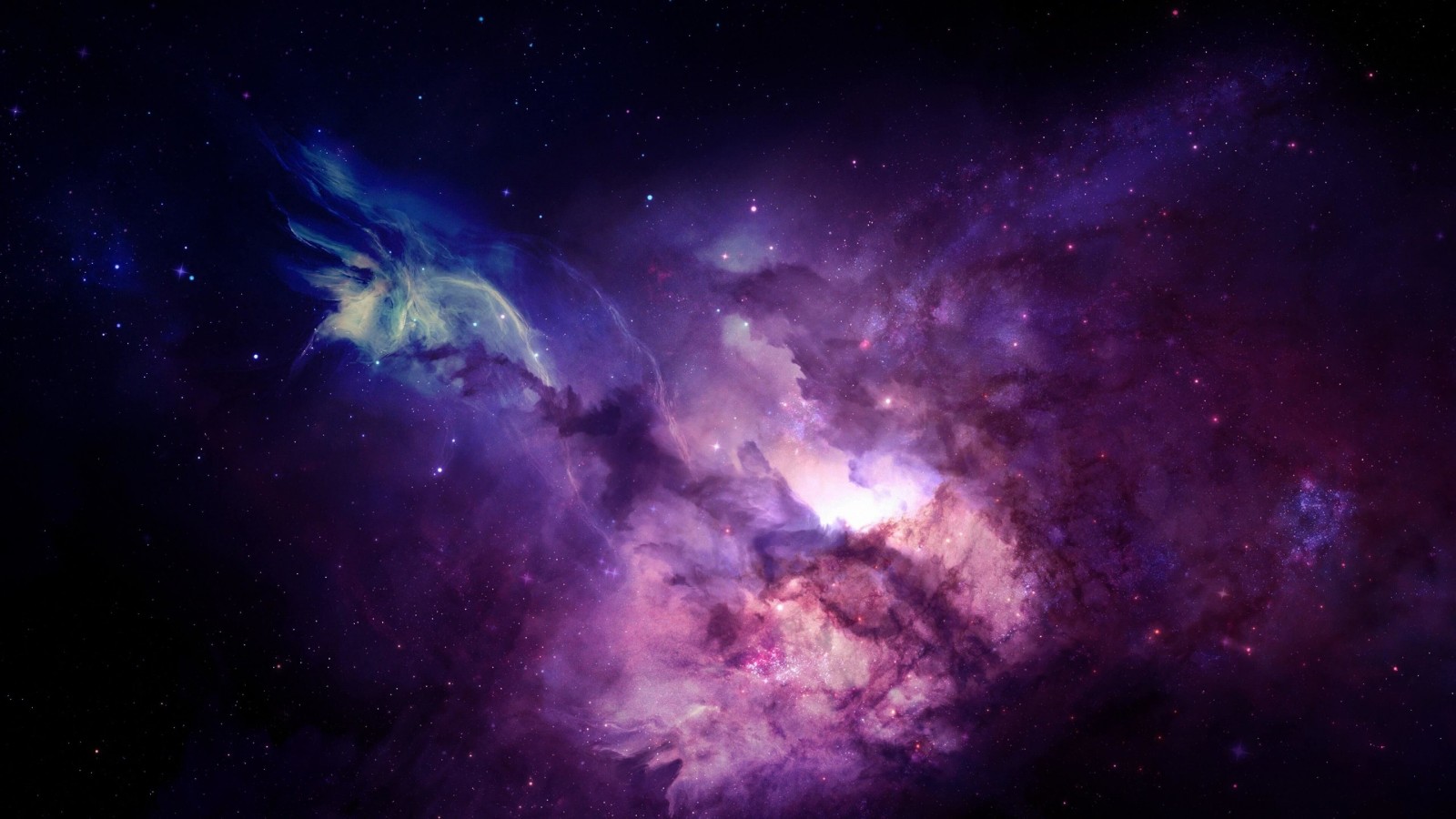 Download Purple Nebula HD wallpaper for 1600 x 900 ...