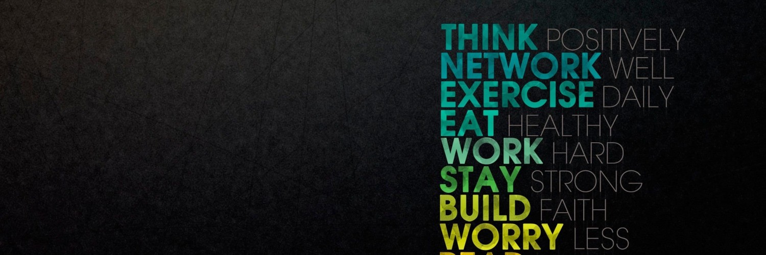 Think Positively HD wallpaper for Twitter Header screens