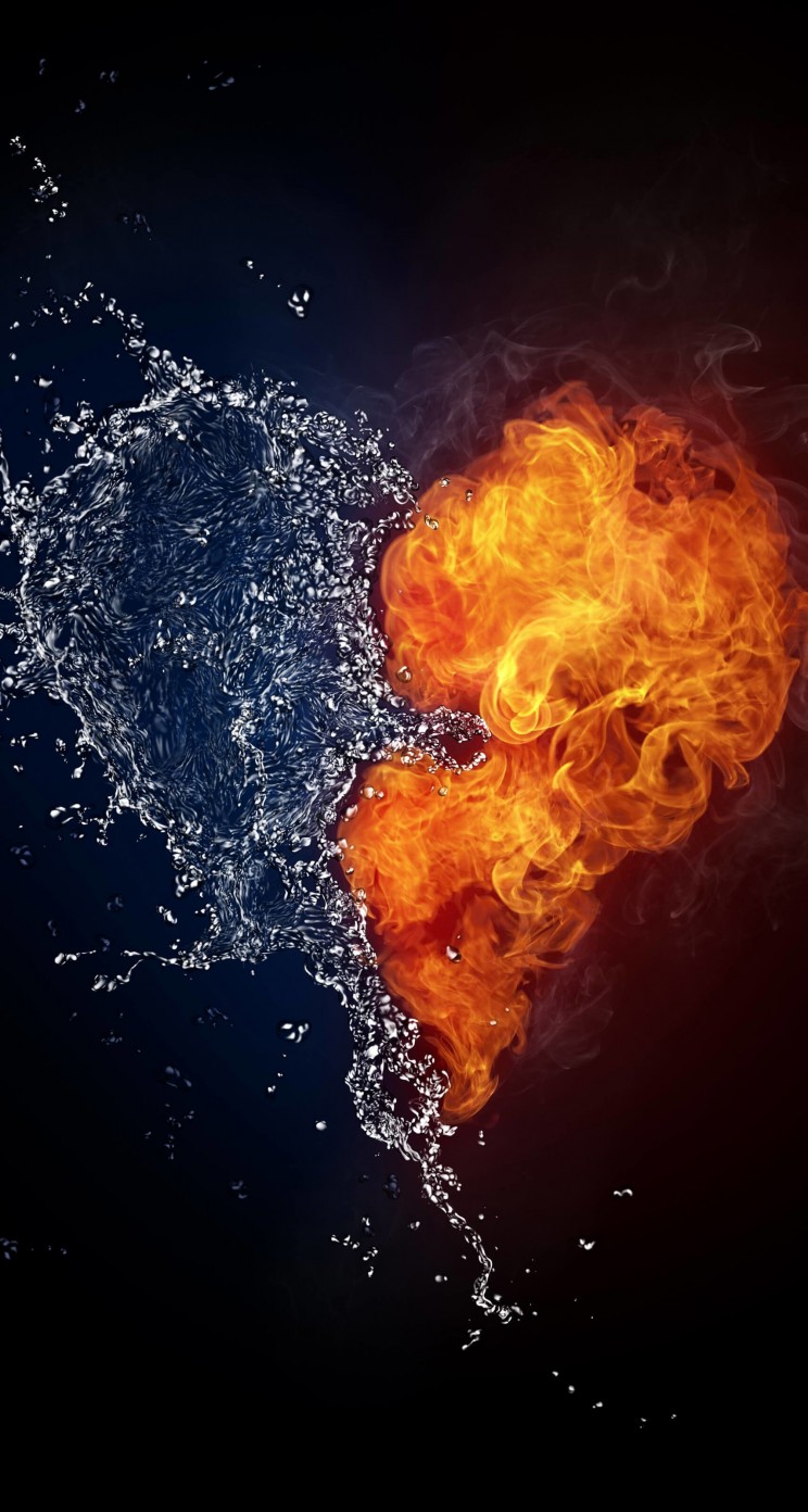 Download When Love and Hate collide HD wallpaper for iPhone 5 / 5s - HDwallpapers.net