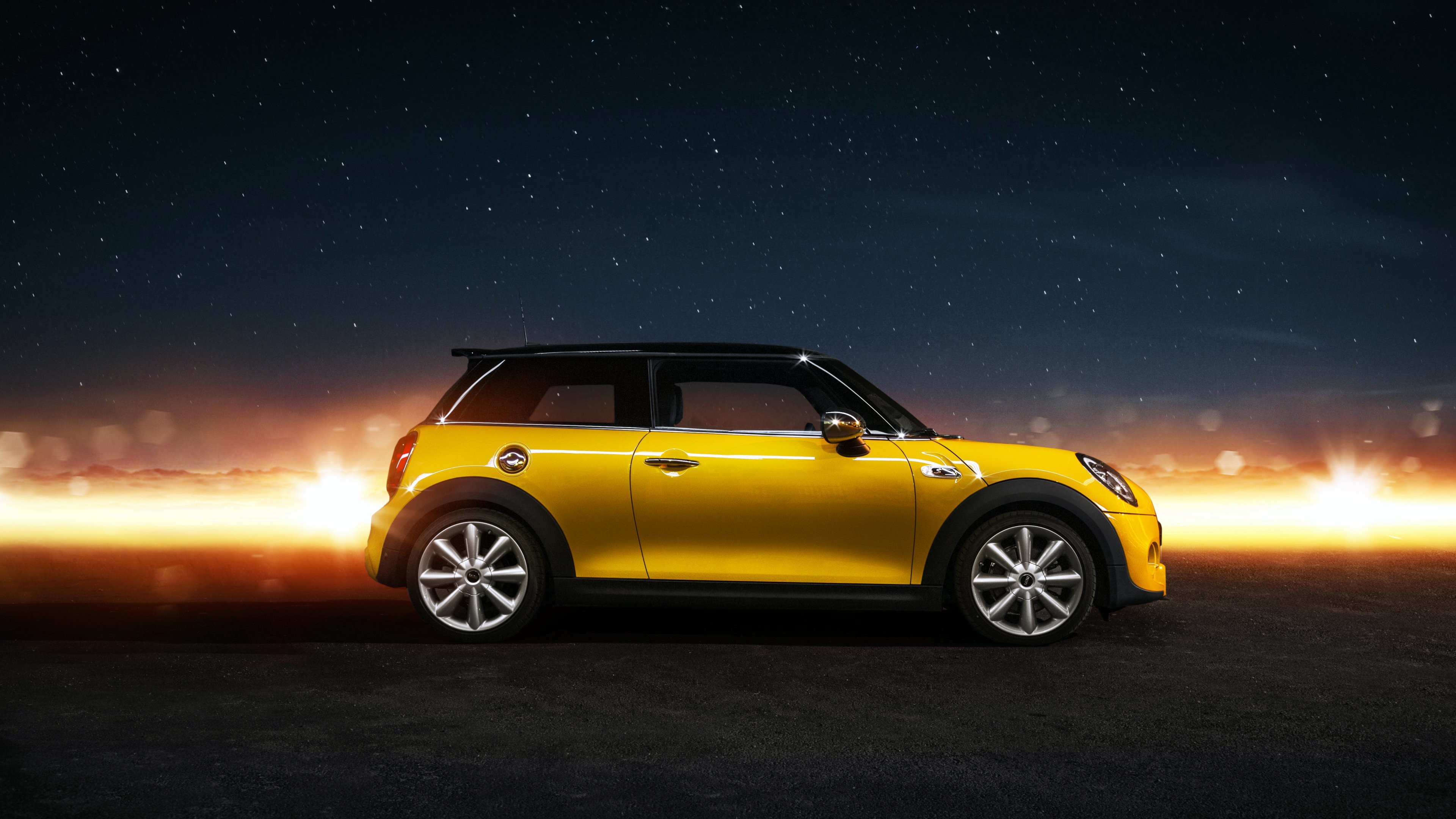 Download Yellow Mini Cooper S HD wallpaper for 4K 3840 x 2160  HDwallpapers.net