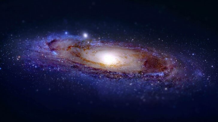 Andromeda Galaxy Tilt-Shift Wallpaper