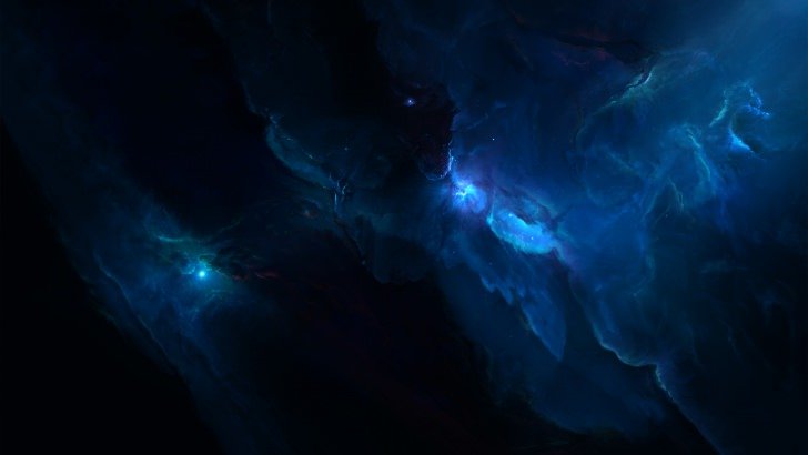 Atlantis Labyrinth Nebula Wallpaper