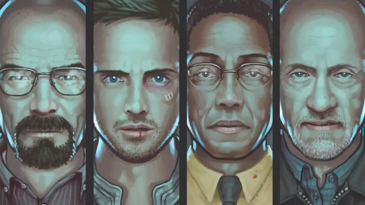 Breaking Bad Characters Wallpaper