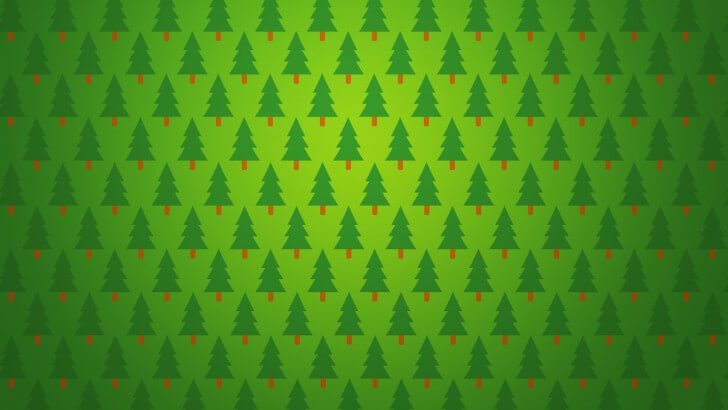 Christmas Tree Pattern Wallpaper