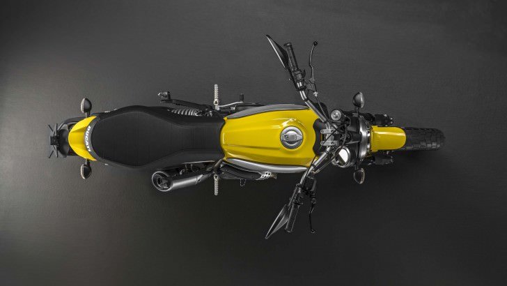 Ducati Scrambler Top View Wallpaper