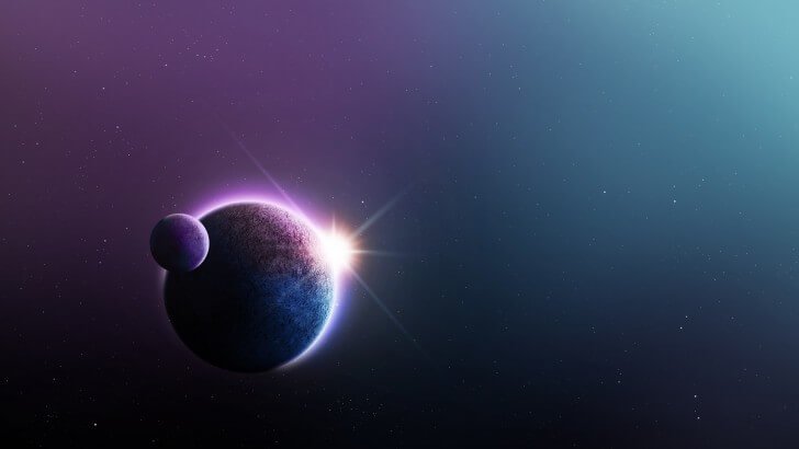 Far-Off Planets Wallpaper