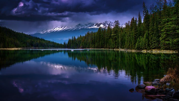 First Lake, Alberta, Canada Wallpaper