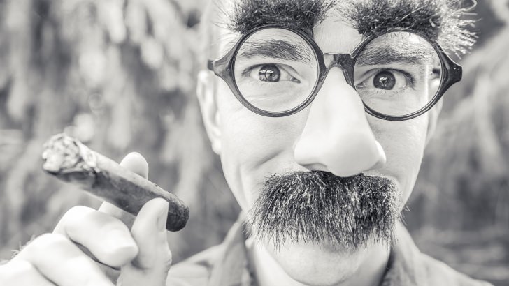 Groucho Glasses Man Wallpaper