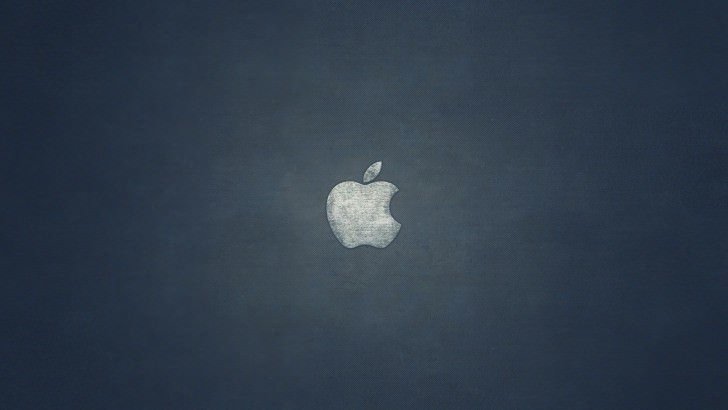 Grunge Apple Logo Wallpaper