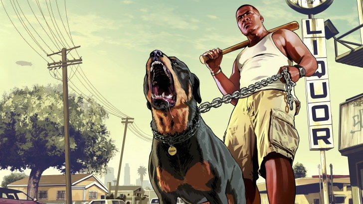 GTA 5 : Franklin Clinton Wallpaper