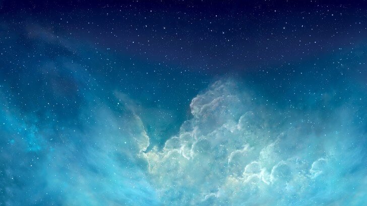 iOS Nebula Wallpaper