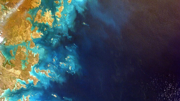 Northwest Australia From the International Space Station Wallpaper