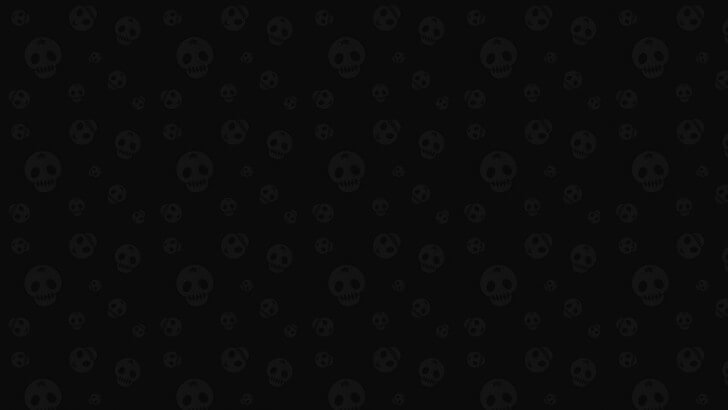 Star Skull Pattern Wallpaper