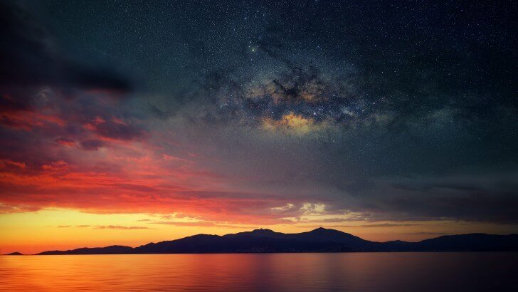 Starry Night Over Corsica Wallpaper - Nature HD Wallpapers