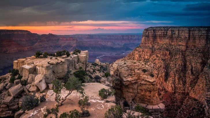 Sunset At The Grand Canyon Wallpaper