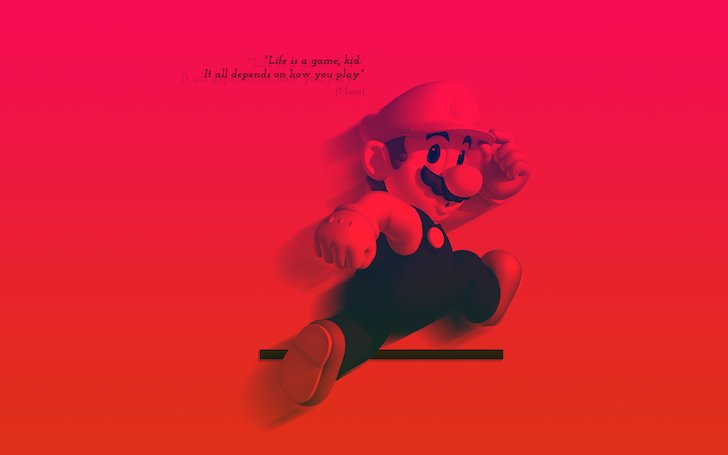 Super Mario Bros Quote Wallpaper
