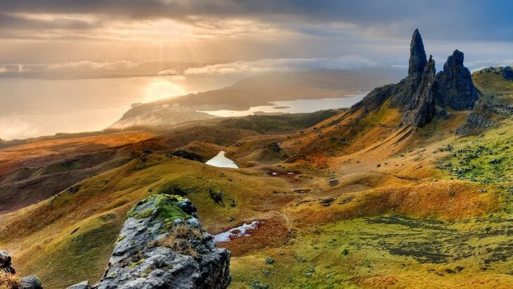 The Old Man of Storr, Isle of Skye, Scotland Wallpaper