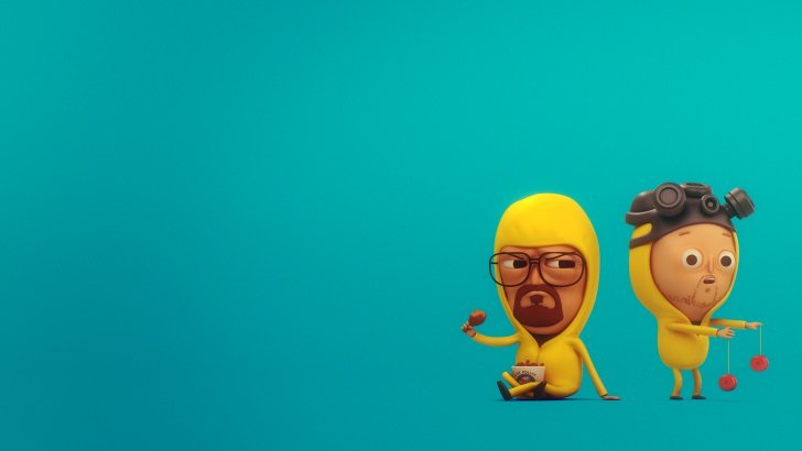 HD wallpaper: cartoons breaking bad artwork amc walter white jesse