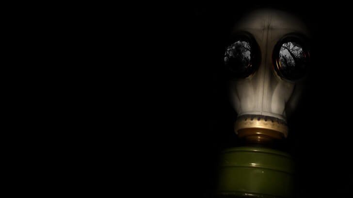 WWII Gas Mask Wallpaper