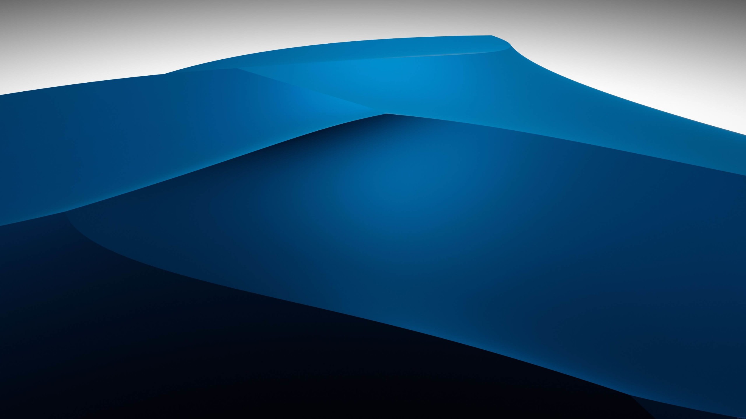 3D Blue Dunes Wallpaper for Desktop 2560x1440