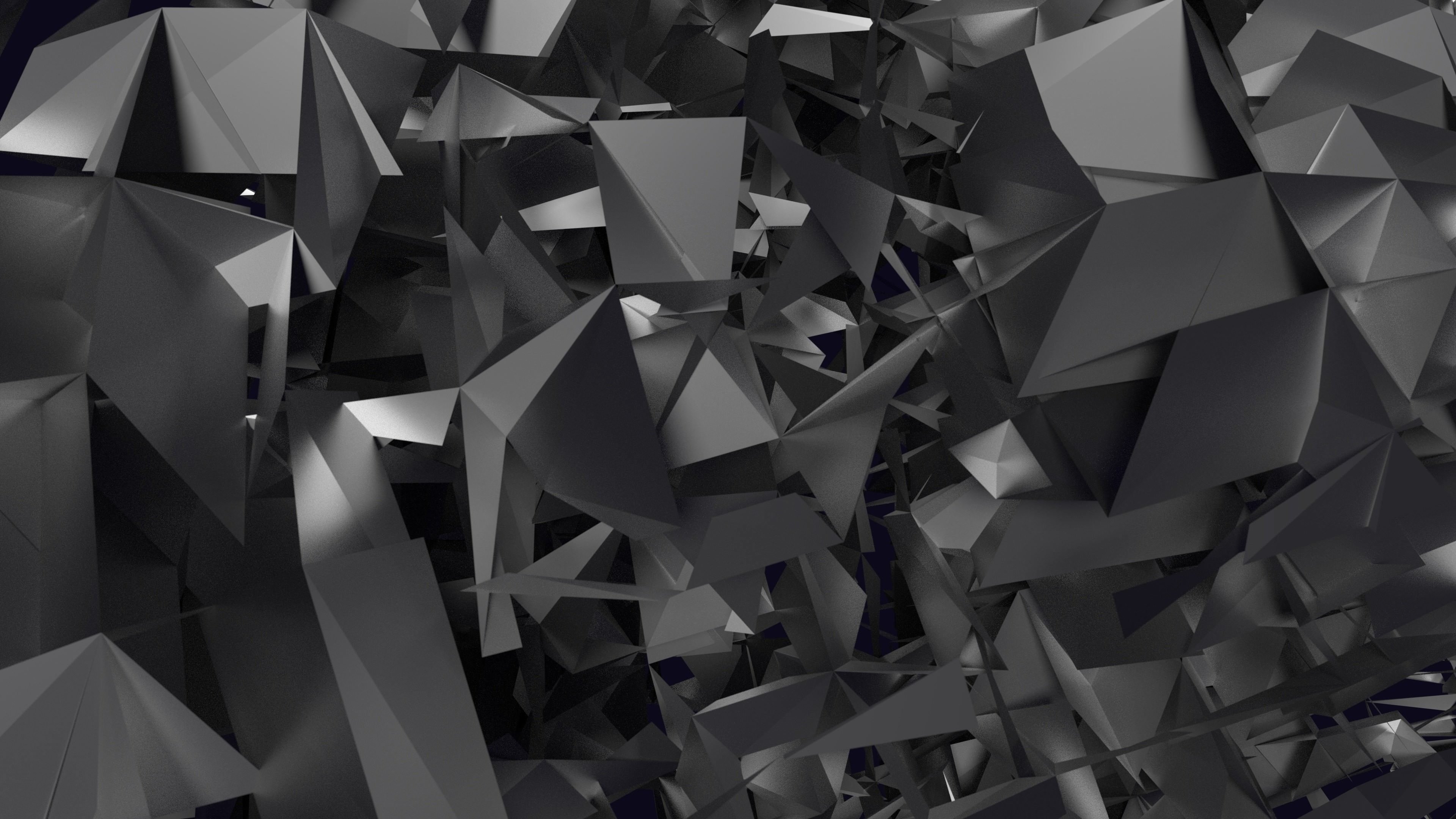 3D Geometry Wallpaper for Desktop 4K 3840x2160