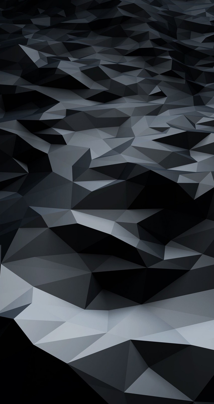 Abstract Black Low Poly Wallpaper for Apple iPhone 6 / 6s