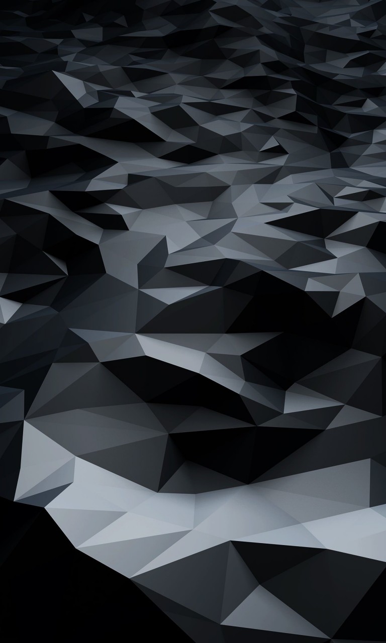 Abstract Black Low Poly Wallpaper for Google Nexus 4