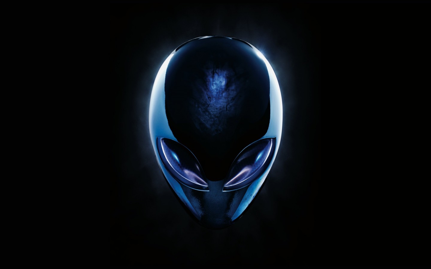 Alienware Blue Logo Wallpaper for Desktop 1440x900