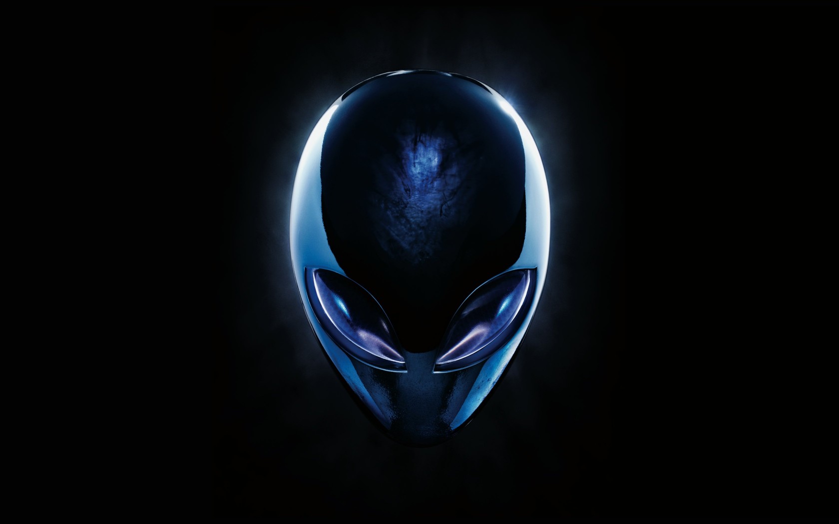 Alienware Blue Logo Wallpaper for Desktop 1680x1050