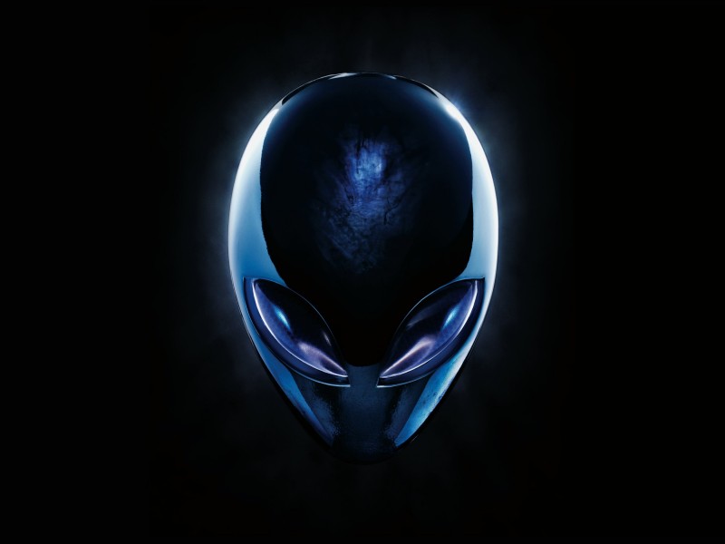 Alienware Blue Logo Wallpaper for Desktop 800x600