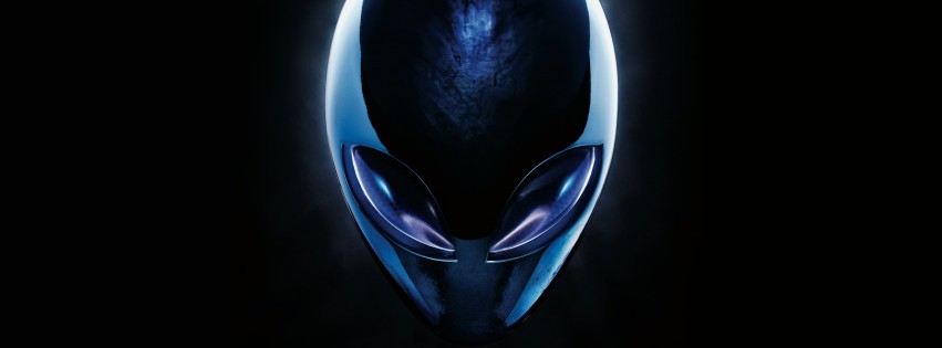 Alienware Blue Logo Wallpaper for Social Media Facebook Cover
