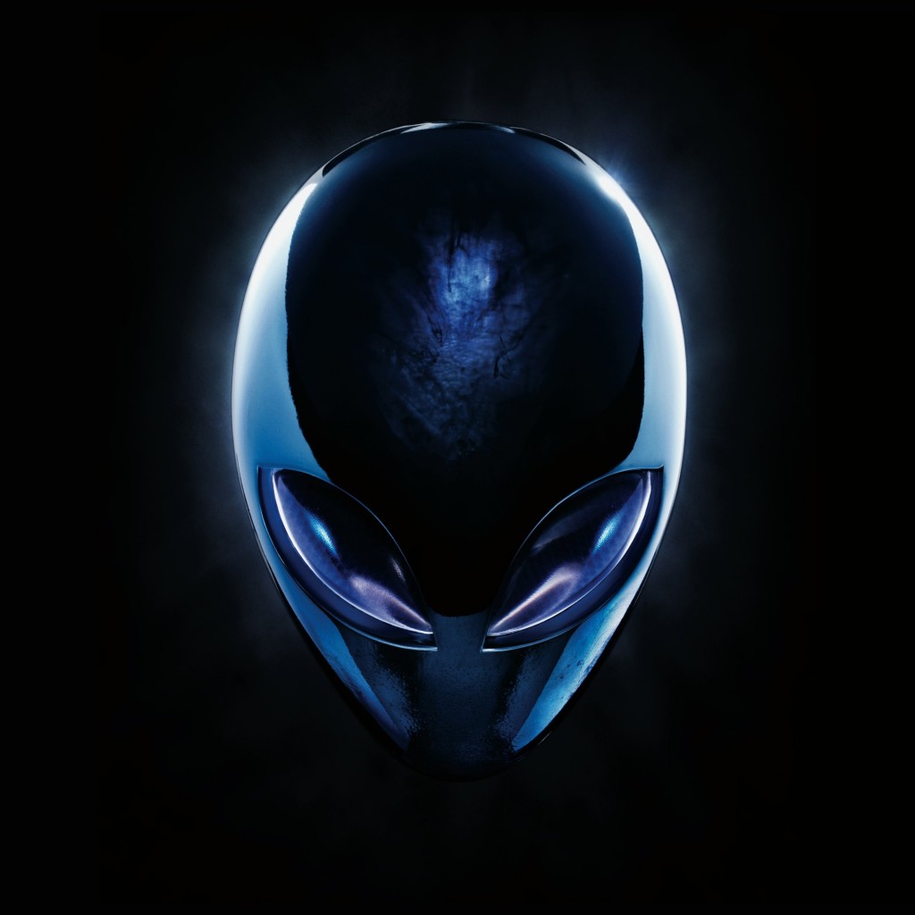 Alienware Blue Logo Wallpaper for Apple iPad 2