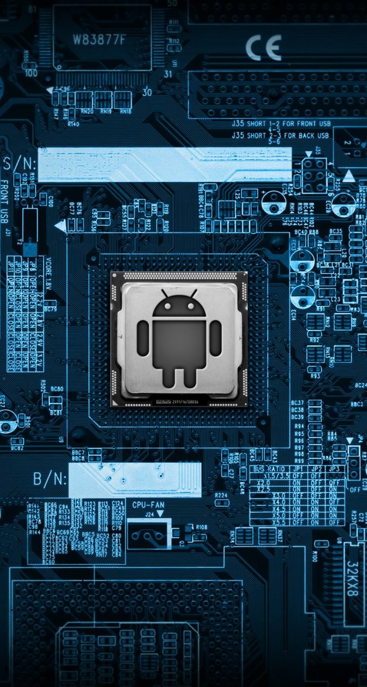 Android Logic Board Wallpaper for Apple iPhone 5 / 5s