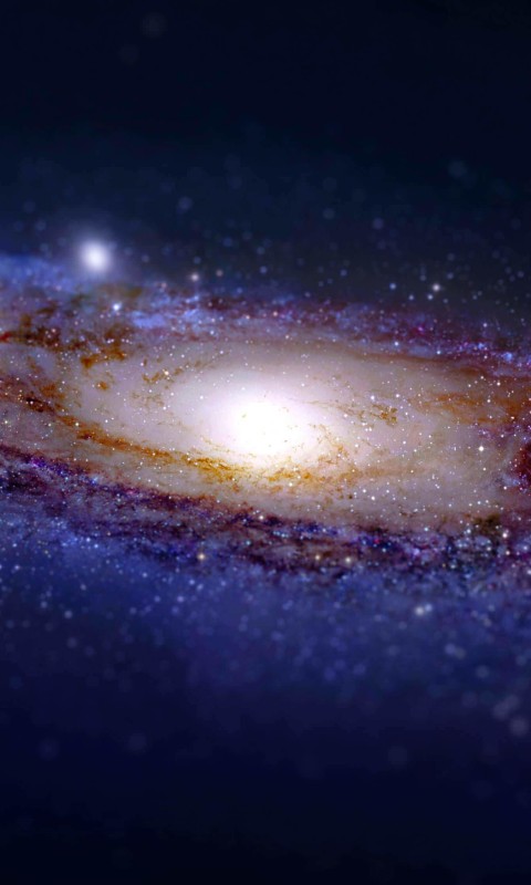 Andromeda Galaxy Tilt-Shift Wallpaper for SAMSUNG Galaxy S3 Mini