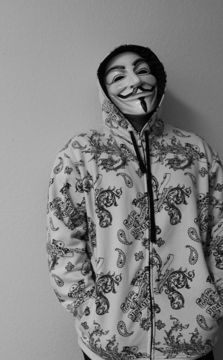 Anonymous Guy Wallpaper for Apple iPhone 4 / 4s
