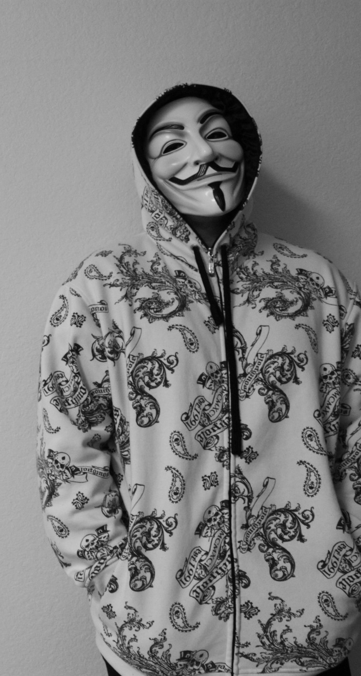 Anonymous Guy Wallpaper for Apple iPhone 5 / 5s