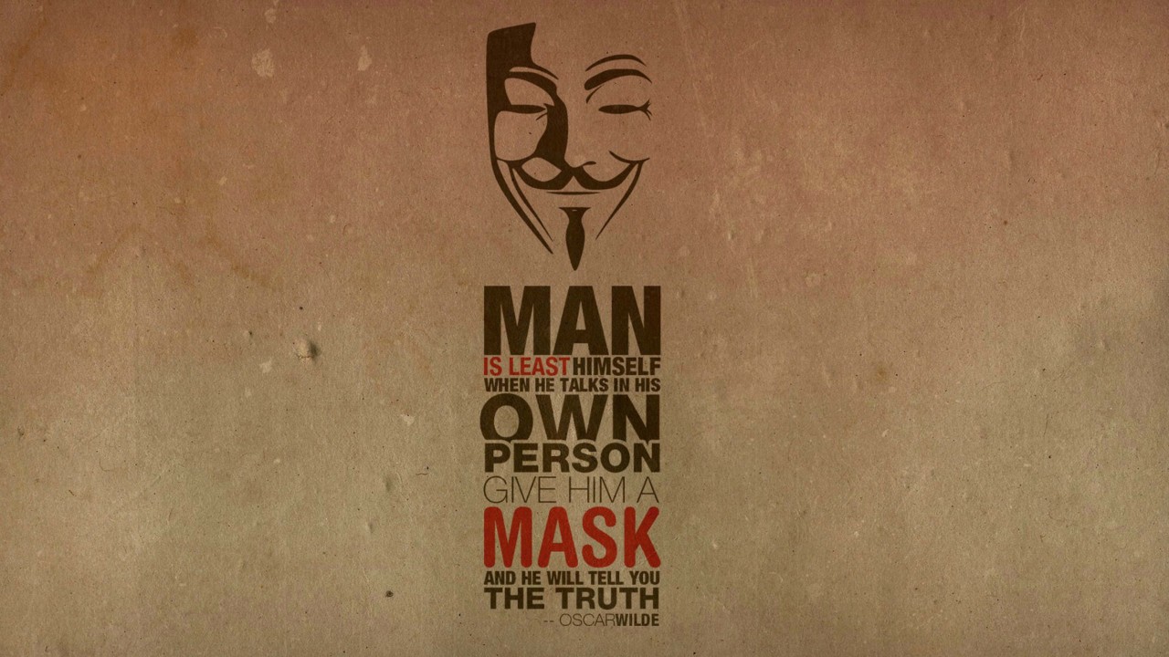 Anonymous Oscar Wilde Quote Wallpaper for Desktop 1280x720