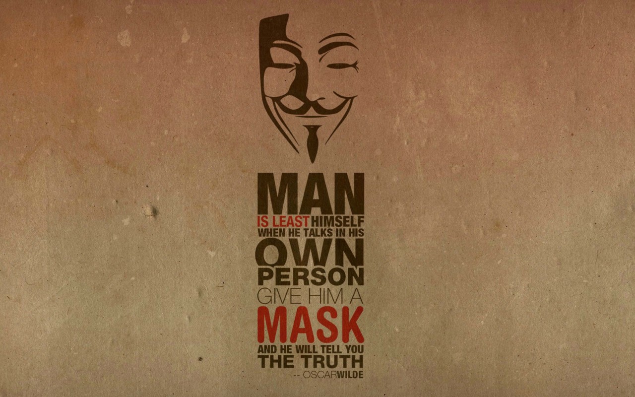 Anonymous Oscar Wilde Quote Wallpaper for Desktop 1280x800