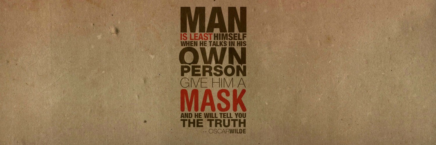 Anonymous Oscar Wilde Quote Wallpaper for Social Media Twitter Header