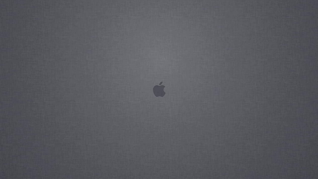 Apple Logo Denim Texture Wallpaper for Desktop 1280x720