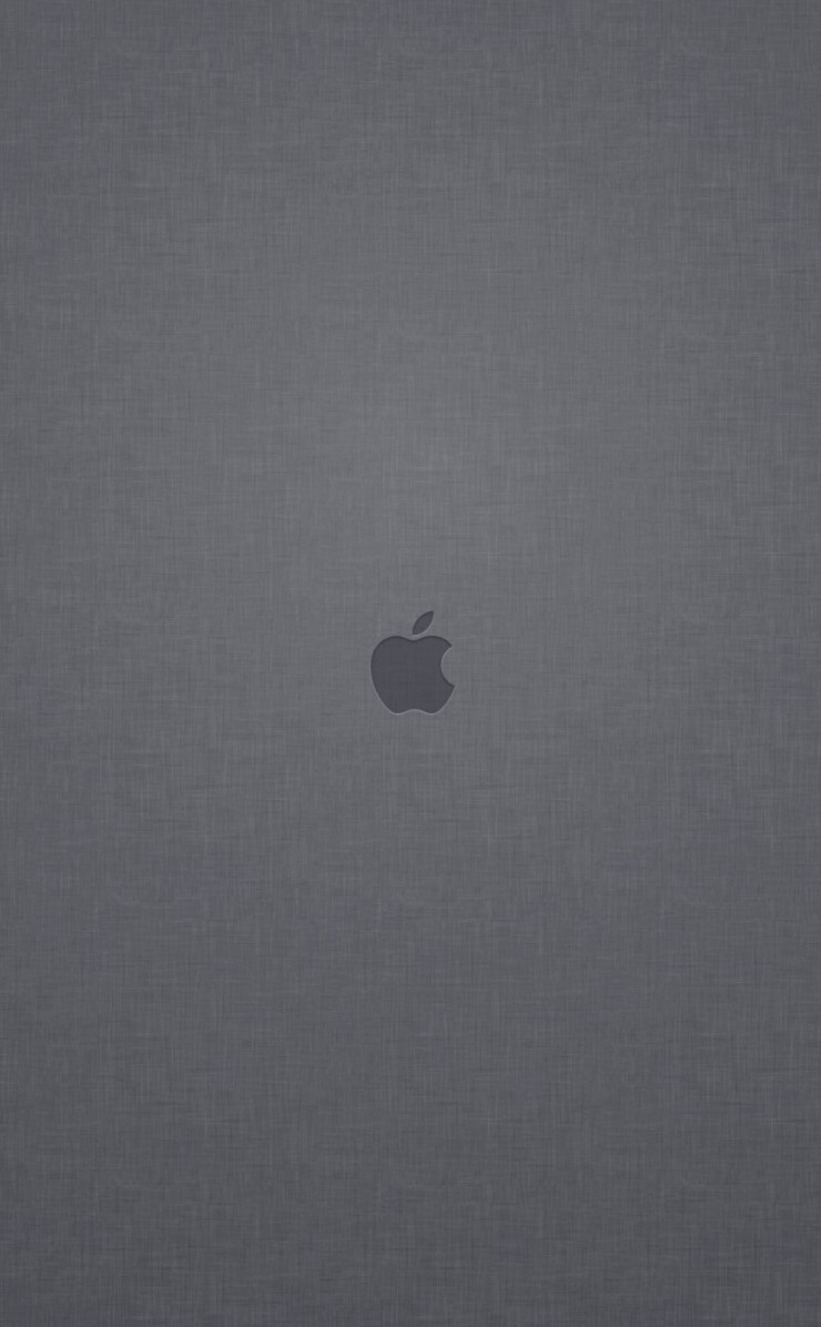 Apple Logo Denim Texture Wallpaper for Apple iPhone 4 / 4s